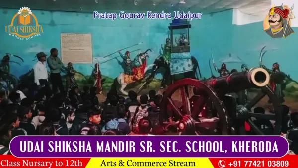 Students at Pratap Gaurav Kendra, Udaipur